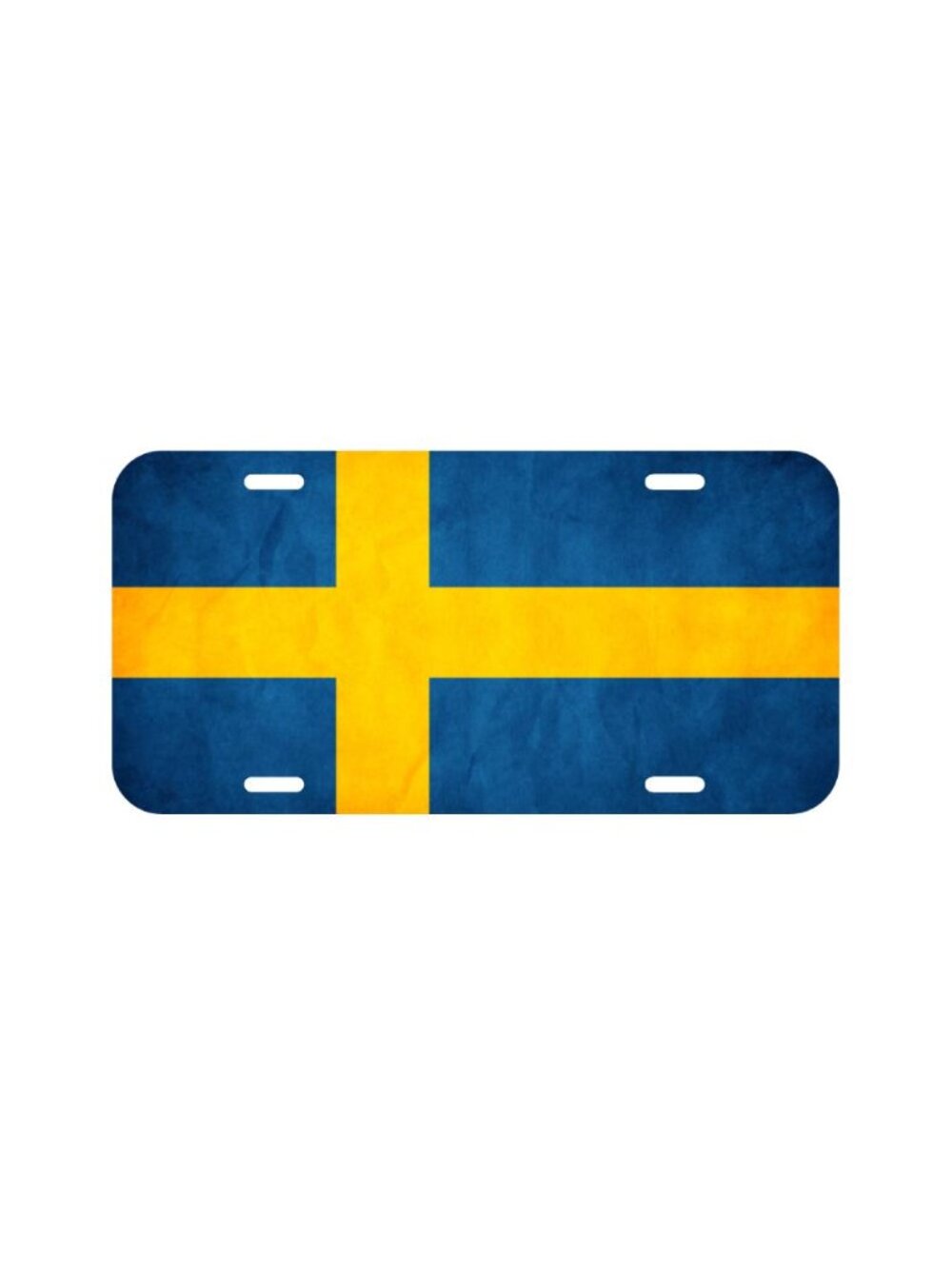 NEW Sweden Swedish Flag License Plate CAR SUV Truck
